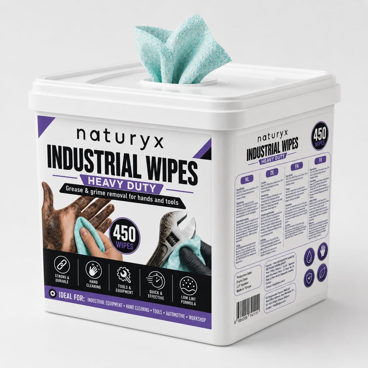 Naturyx Industrial Wipes — Heavy Duty
